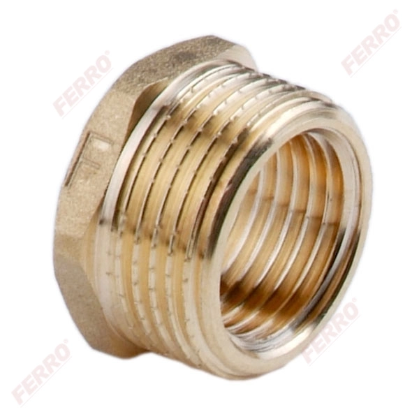 Reductie bronz 3/4M x 1/2F Ferro R03Z