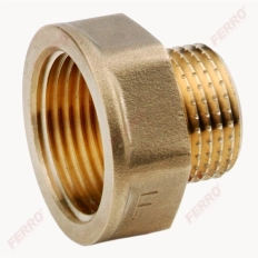Niplu bronz redus  1 1/4F x 1M Ferro RN06Z