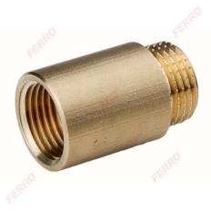 Mufa cromata L= 60mm x 1/2 MF Ferro P60Z
