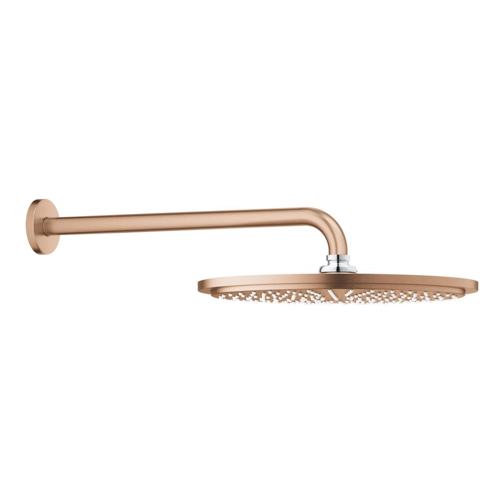 Pălărie duș cu braț Grohe Rainshower Cosmopolitan Brushed Warm Sunset 26066DL0 31 cm