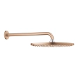 Pălărie duș cu braț Grohe Rainshower Cosmopolitan Brushed Warm Sunset 26066DL0 31 cm