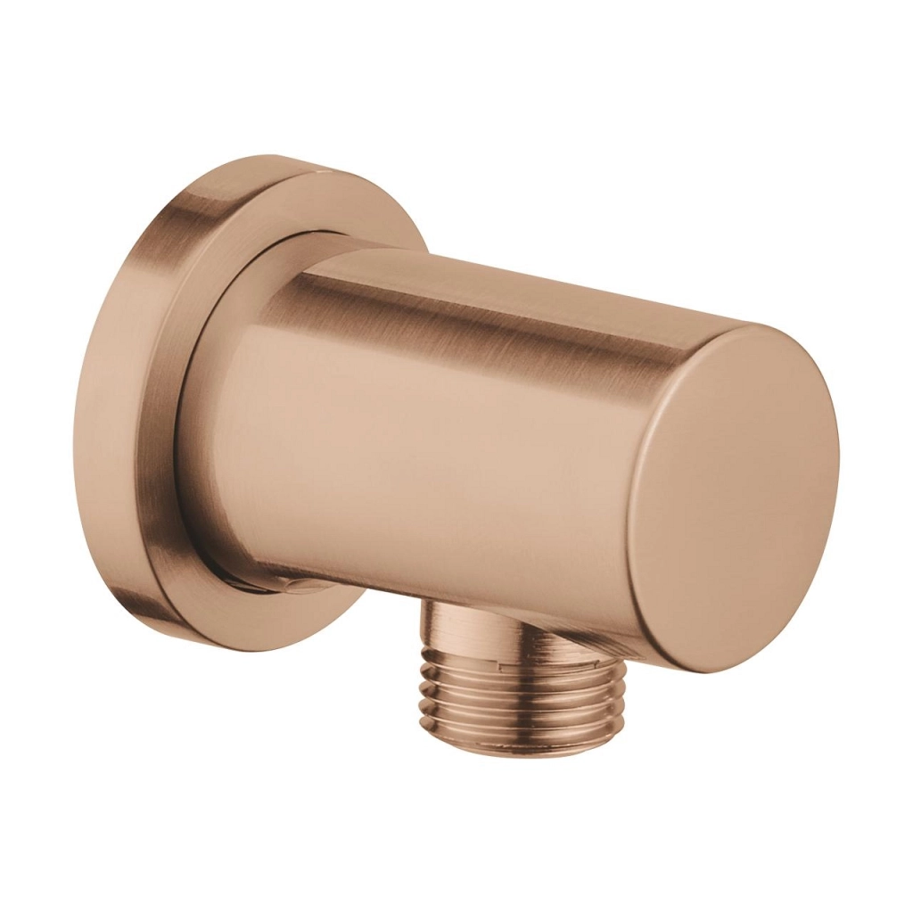 Cot racord de perete Grohe Rainshower Brushed Warm Sunset 27057DL0