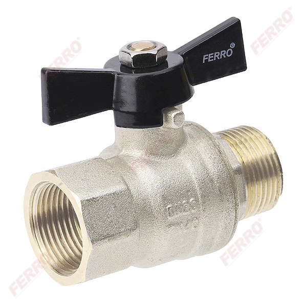 Шаровой кран PN40 Ferro 1/2″ MF KMH11