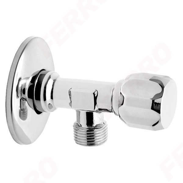 Robinet coltar cu ventil 1/2x3/8 Ferro Z1238G