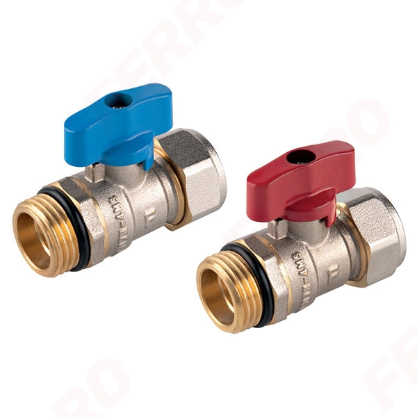 Robinet PEX-AL Ferro F-POWER 16x1/2 M KNPEX16-BH albastru