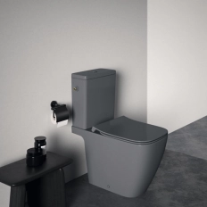 Set vas WC stativ Ideal Standard i.life B Grey (vas+rezervor+capac)