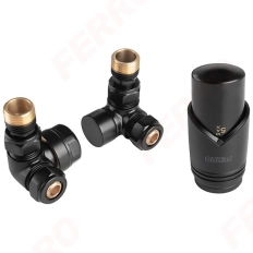 Set robinet cap termostat axiali Ferro 1/2 ZTO30BL