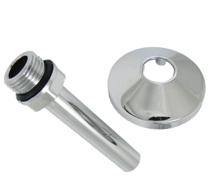 Conector cu rozeta, Chrom 15x110xG1/2 SCHLOSSER — 1