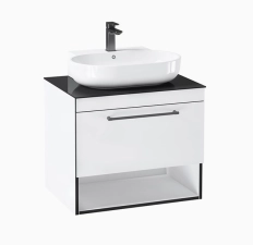 Lavoar cu dulap ORKA Knidos 90 White