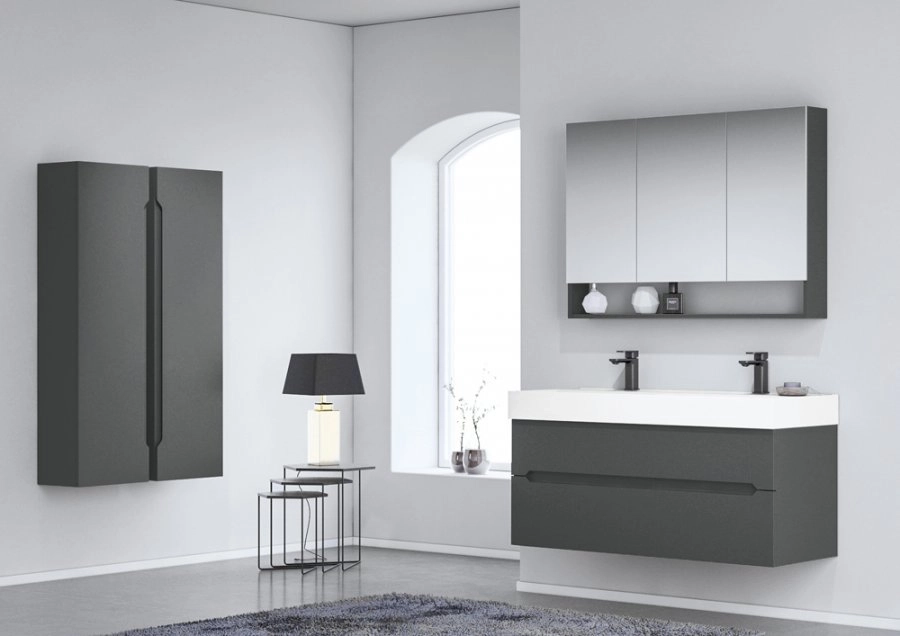 Умывальник с тумбой ORKA Malta 120 anthracite matt