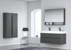 Lavoar cu dulap ORKA Malta 120 anthracite matt