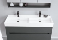 Lavoar cu dulap ORKA Malta 120 anthracite matt