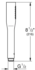 Душевая лейка Grohe Euphoria Cosmopolitan Phantom Black 22126KF0
