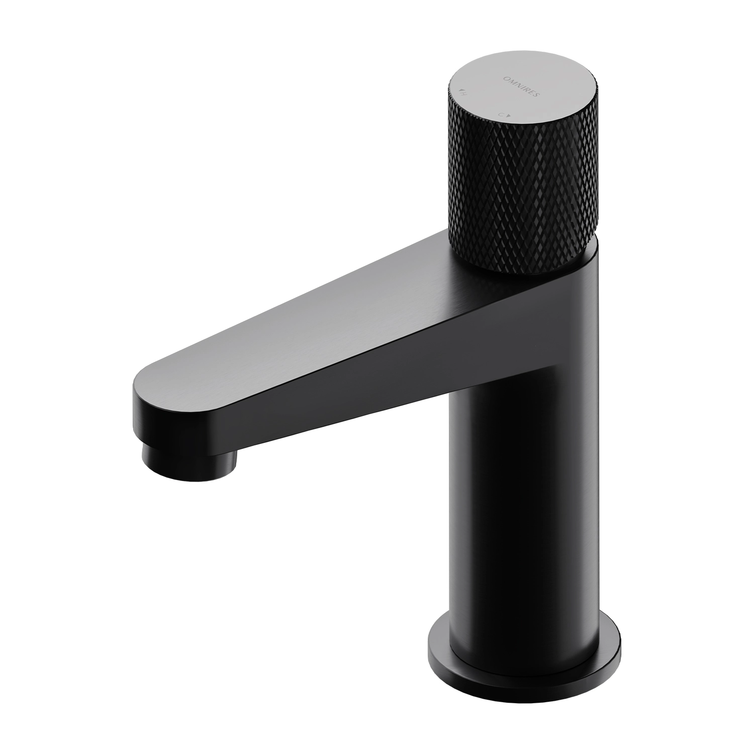 Baterie lavoar Omnires Contour Brushed Anthracite
