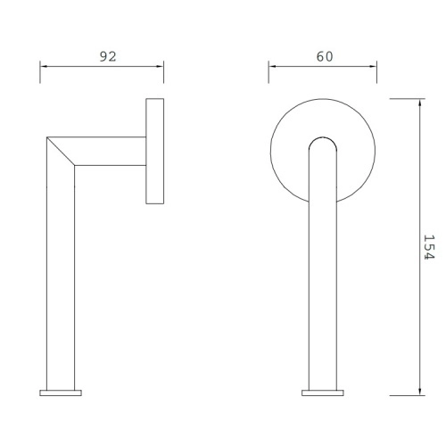 Suport hirtie OMNIRES Modern Project Crom MP60510CR — 2