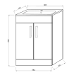 Мебель для ванной Savini Due Napoli 60W