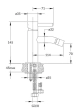 Baterie bideu Omnires Y Crom Y1220CR