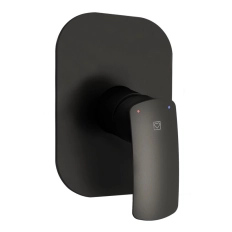 Baterie duș încastrată 1 cale Herz Elite Black UH12246B