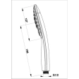 Душевая лейка Herz Simphony a36 UH12054