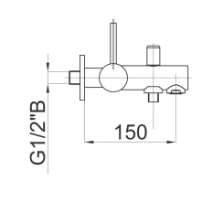 Смеситель для ванны Herz Fresh f30 UH00334
