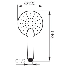Para duș Ferro S175BL