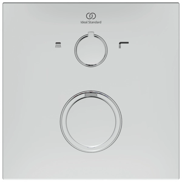 Baterie duș încastrată termostatată 2 cai Ideal Standard Ceratherm C100 Chrome — 2