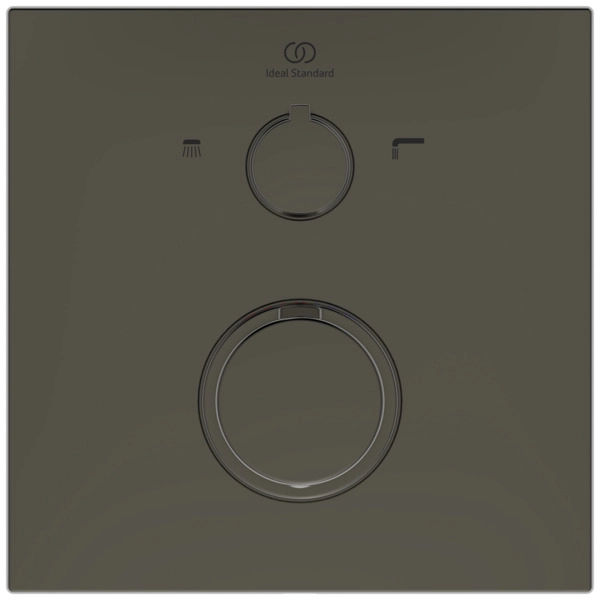 Baterie duș încastrată termostatată 2 cai Ideal Standard Ceratherm C100 Magnetic Grey — 4