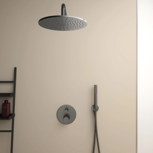 Baterie duș încastrată termostatată 2 cai Ideal Standard Ceratherm Magnetic Grey — 5