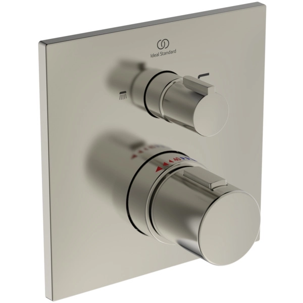 Встраиваемый термостатический смеситель для душа 2 режима Ideal Standard CERATHERM C100 Silver Storm A7522GN