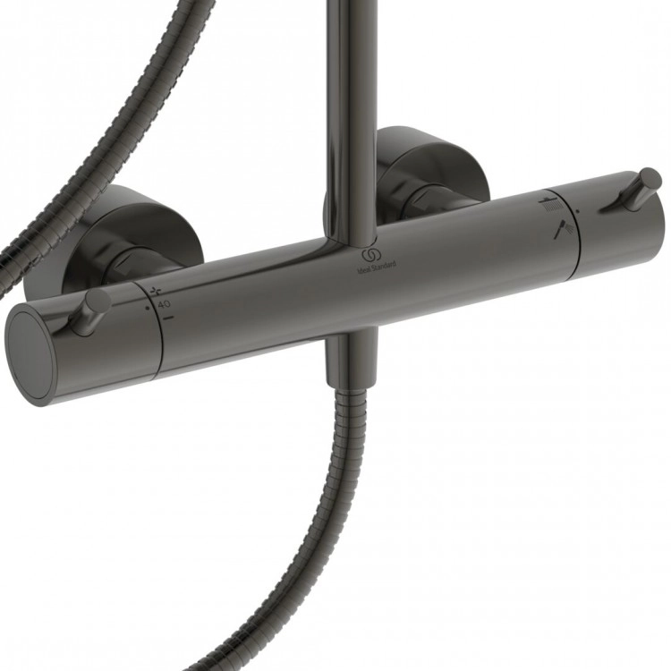 Coloana duș termostatată Ideal Standard Ceratherm T125 Magnetic Grey A7589A5