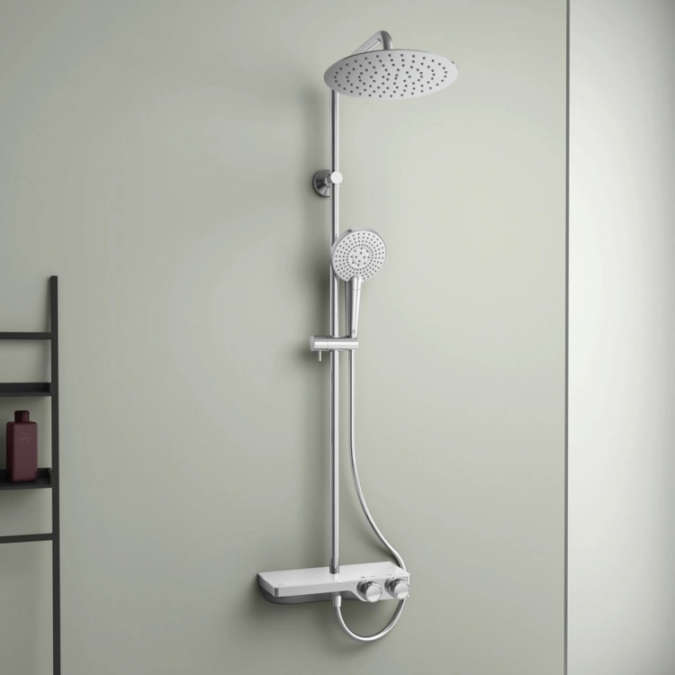 Душевая система термостатическая Ideal Standard Ceratherm S200 Chrome — вид 7