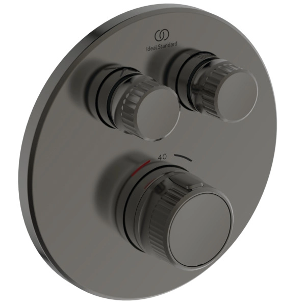 Встраиваемый термостатический смеситель для душа 2 режима Ideal Standard CERATHERM NAVIGO Magnetic Grey A7296A5