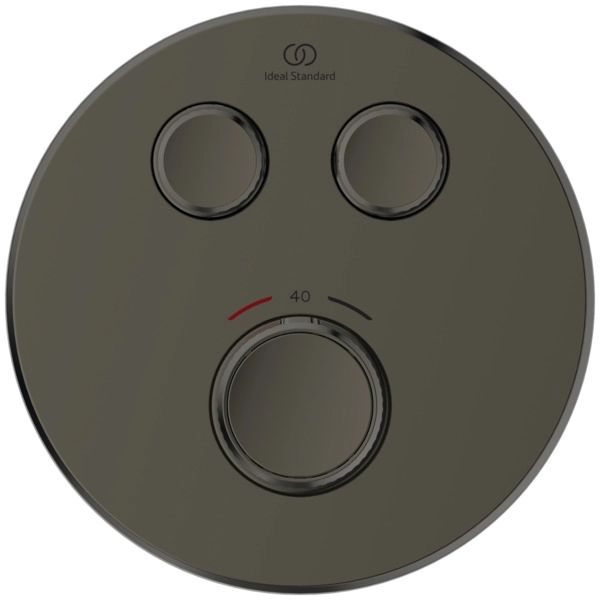 Baterie duș încastrată termostatată 2 cai Ideal Standard Ceratherm Navigo Magnetic Grey — 2
