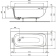 Ванна акриловая Ideal Standard i.life 150x70 T475701
