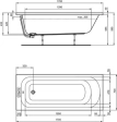 Ванна акриловая Ideal Standard Simplicity 170x70 W004401