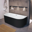 Cada Back to Wall Riho Desire 184x84 (suport + sifon) Black B089002220