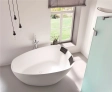 Cada Freestanding Solid Surface Riho Toledo 160x110 white matt