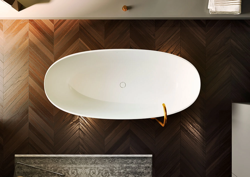 Cada Freestanding Solid Surface Riho Oval 160 — vedere 4