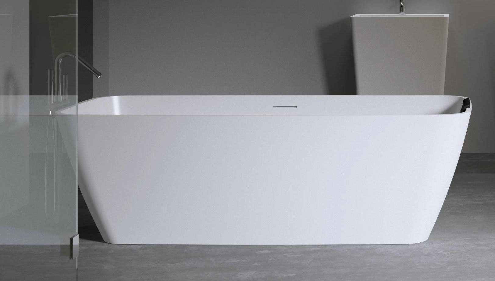 Ванна Freestanding Solid Surface Riho Malaga 160 — 2