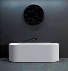 Cada Freestanding Solid Surface Riho Valor 170x72 white matt