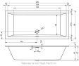 Cada acril Riho Still Rethink Plug&Play 200x90 (L)