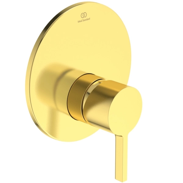 Baterie duș încastrată 1 cale Ideal Standard Atelier Joy Brushed Gold A7382A2