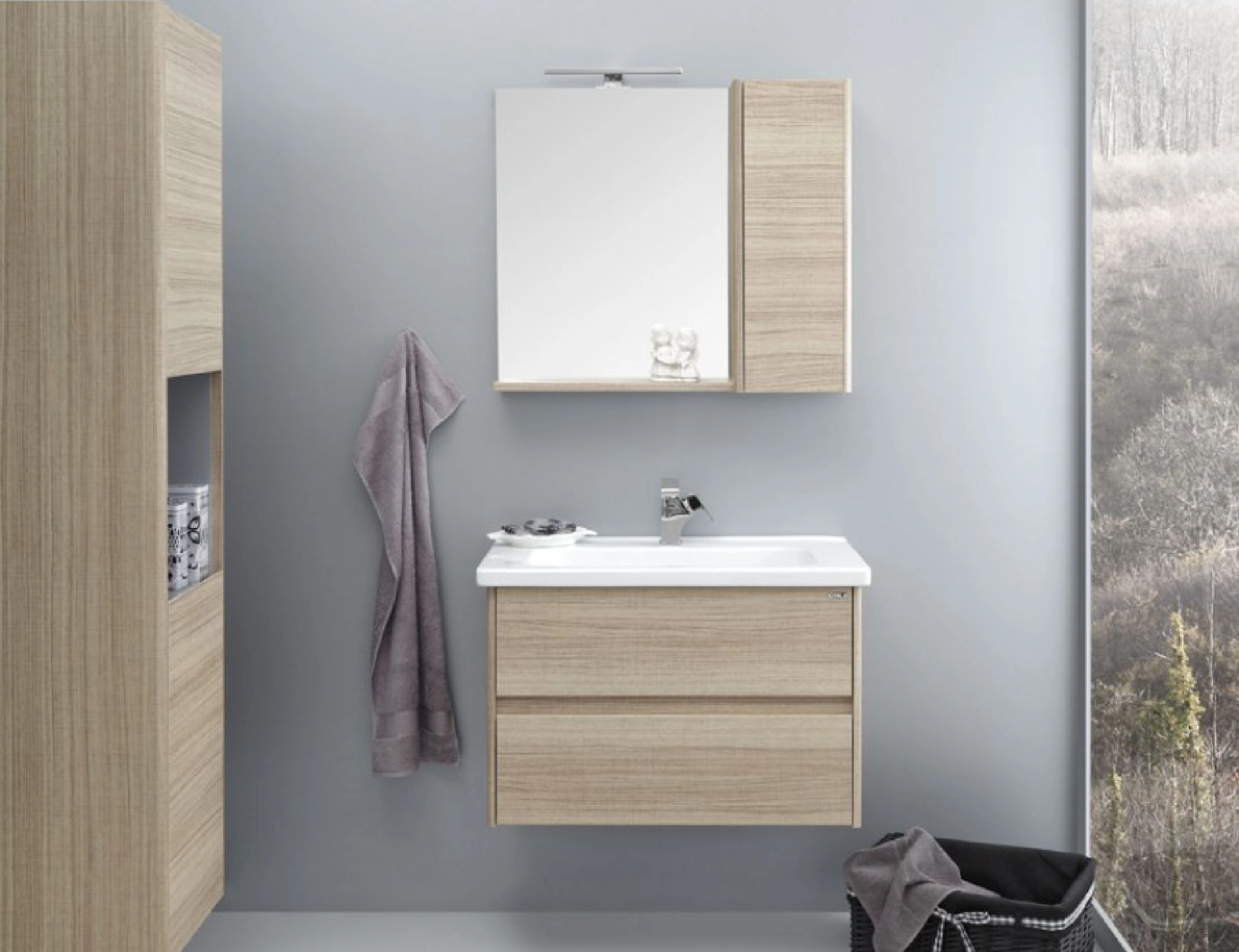 Умывальник с тумбой ORKA Duden 60 Odeon White