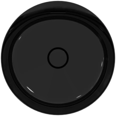 Lavoar pe blat tip bol Ideal Standard Atelier Ipalyss Rotund 40cm cu preaplin Negru Lucios E1413V2