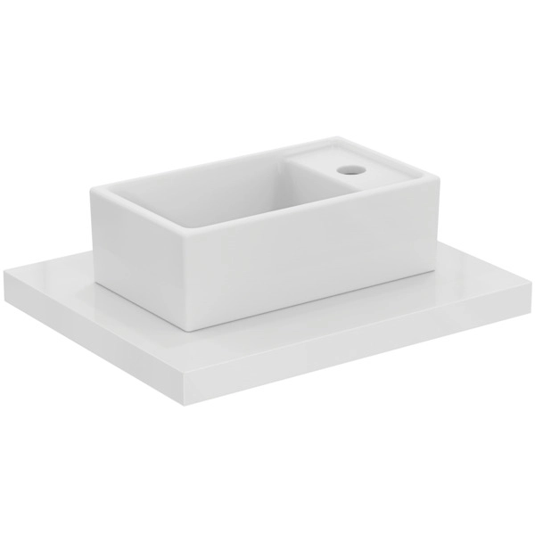 Асимметричный накладной умывальник Ideal Standard I.Life S 37x21 cm
