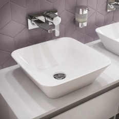 Умывальник на столешнице типа чаши Ideal Standard Connect Air 40x40cm (E034701)