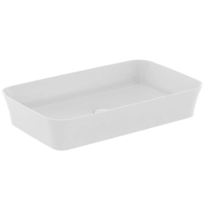 Раковина накладная Ideal Standard Atelier Ipalyss 65x40cm Белый Мат без перелива (E1886V1)