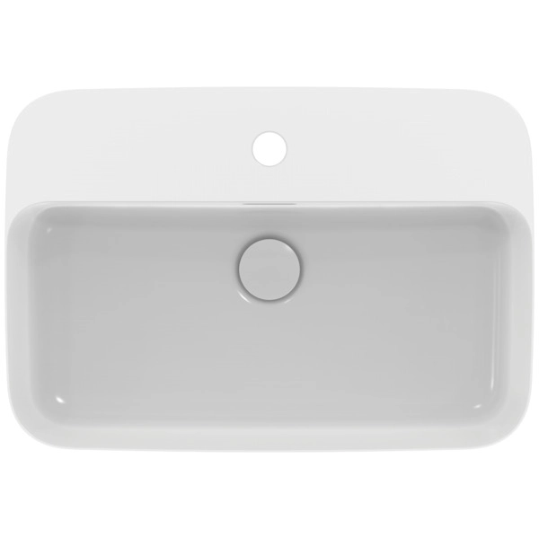 Умывальник накладной Ideal Standard Atelier Ipalyss  для 1 смесителя 55x38cm Белый Матовый — 2