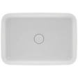 Lavoar pe blat tip bol Ideal Standard Atelier Ipalyss 55x38cm Alb satinat fara preaplin (E2076V1)