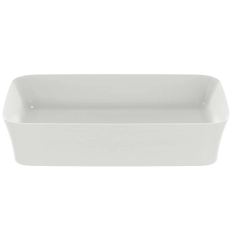 Раковина накладная Ideal Standard Atelier Ipalyss 55x38cm Белый Мат без перелива (E2076V1)